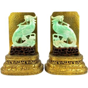 Pair of Chinese Jade Sculptures #chinese #jade